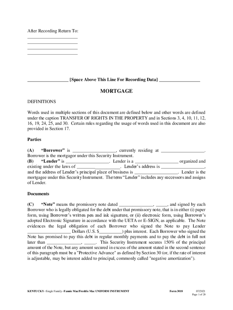  under the Caption TRANSFER of RIGHTS in the PROPERTY and in Sections 3, 4, 10, 11, 12, 2021-2024