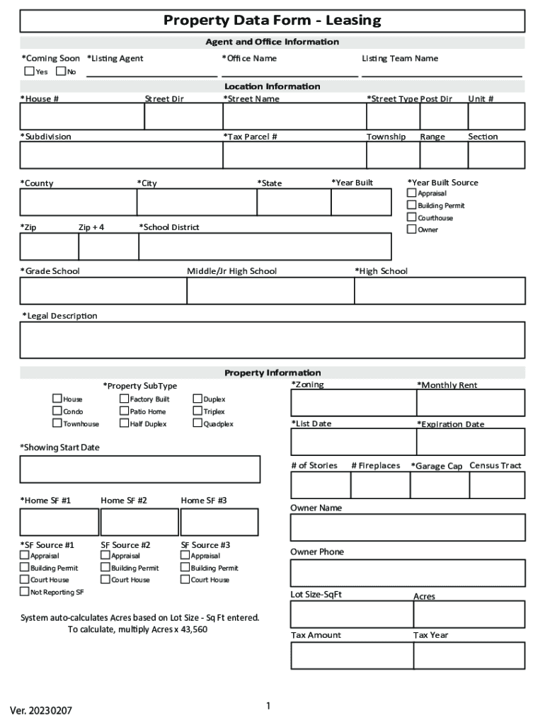 Leasing Data Form 2 23