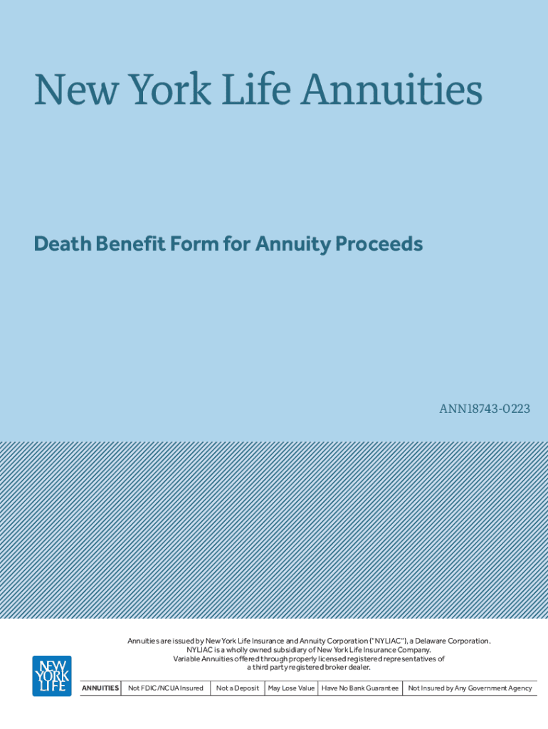  Receiving the Annuity Benefits Intended for You 2023-2024