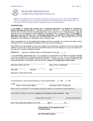 Connecticut Opm Ethics Form