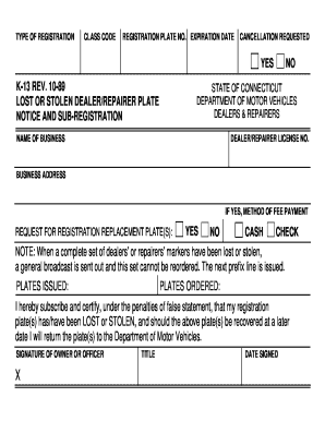 Ct K 13  Form