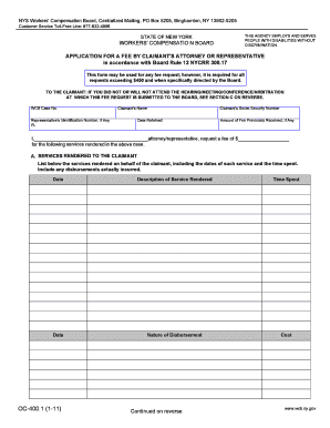  Oc 400 1 Form 2011