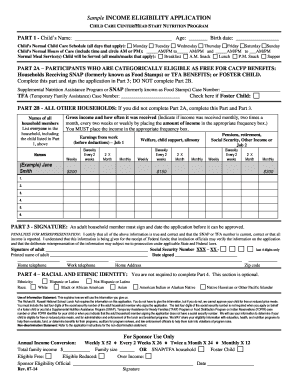 Income Eligibility Statement Connecticut State Department of Sde Ct  Form
