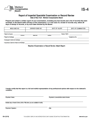 New York Workers Compensation Board Forms