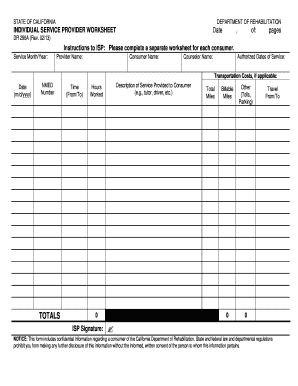 DR 296A California Department of Rehabilitation Rehab Cahwnet  Form