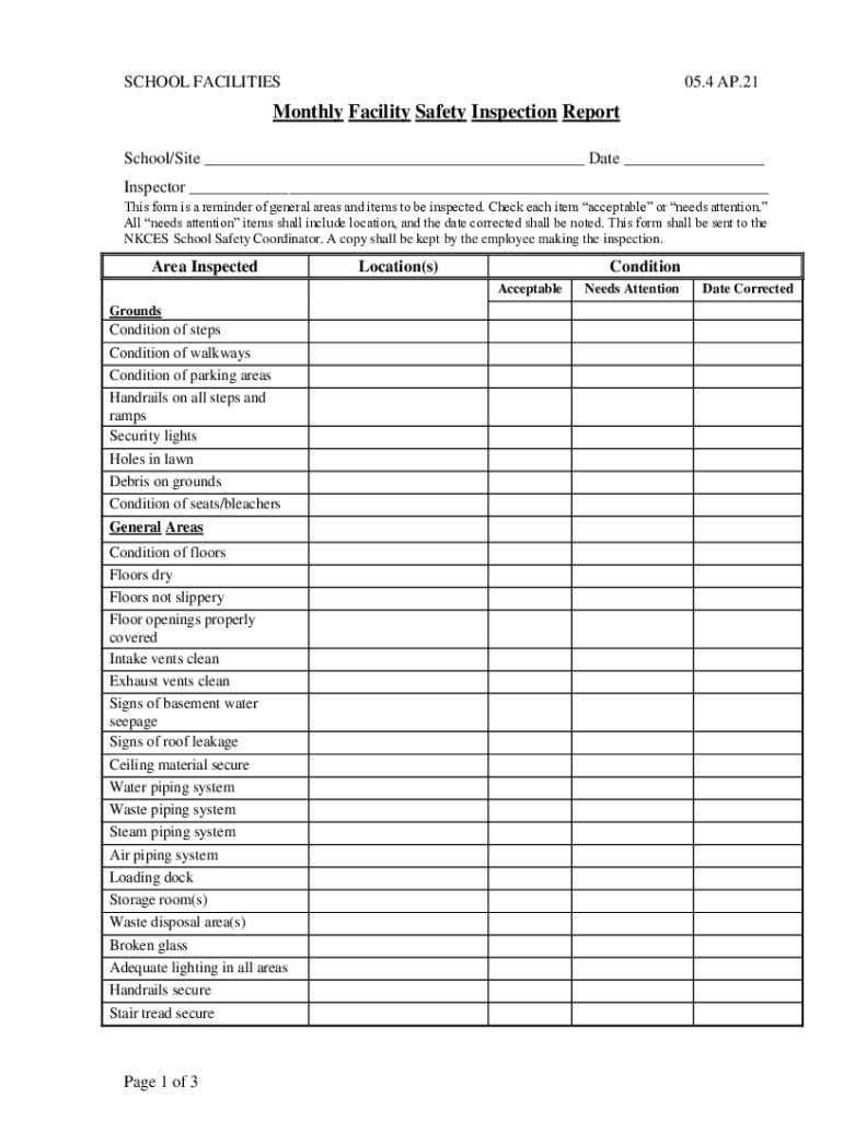 SCHOOL FACILITIES05 4 AP 21  Form