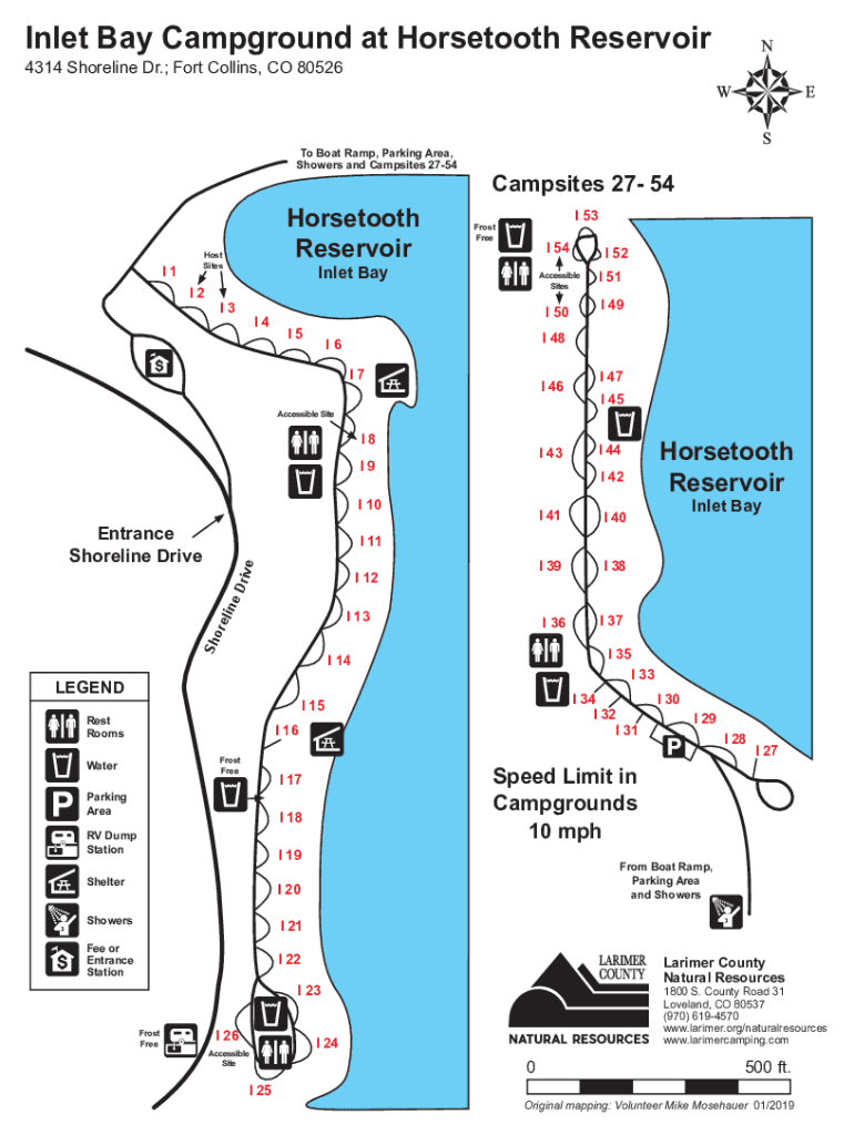 Inlet Bay Campground at Horse Tooth Reservoir 4314  Form