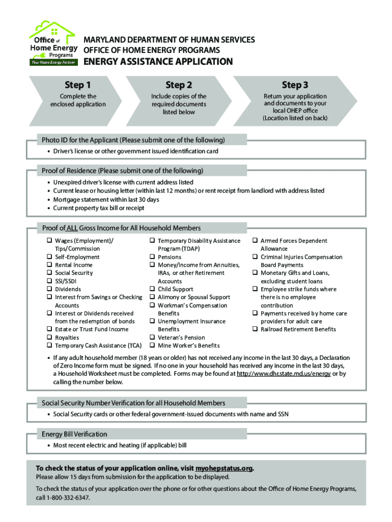  Maryland Energy Assistance Program MEAP 2024