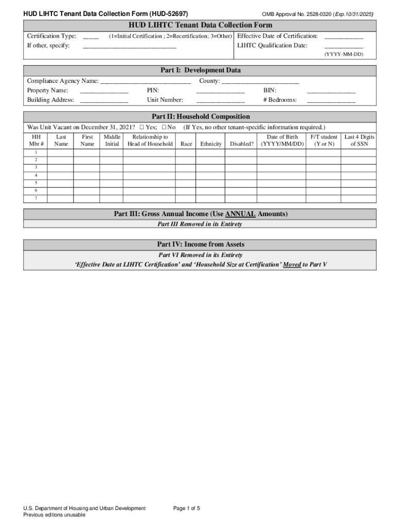  Section 1 PII Description Summary for Public Release HUD 2022-2024