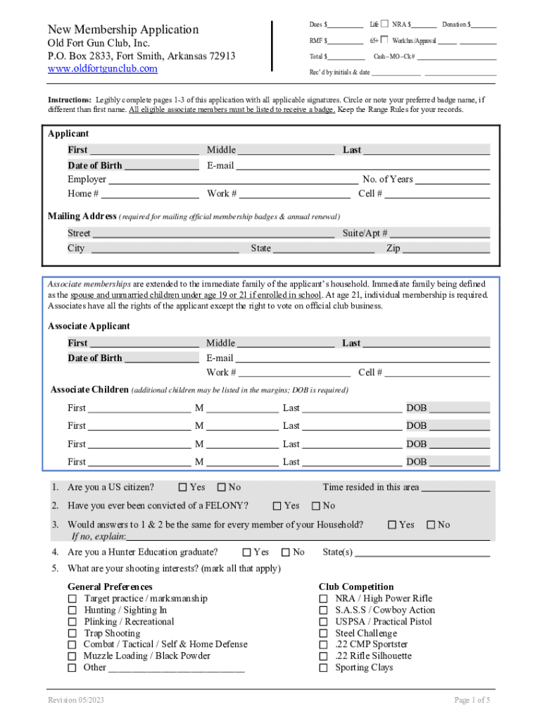 OFGC New Membership Application 2023proposed DOCX  Form