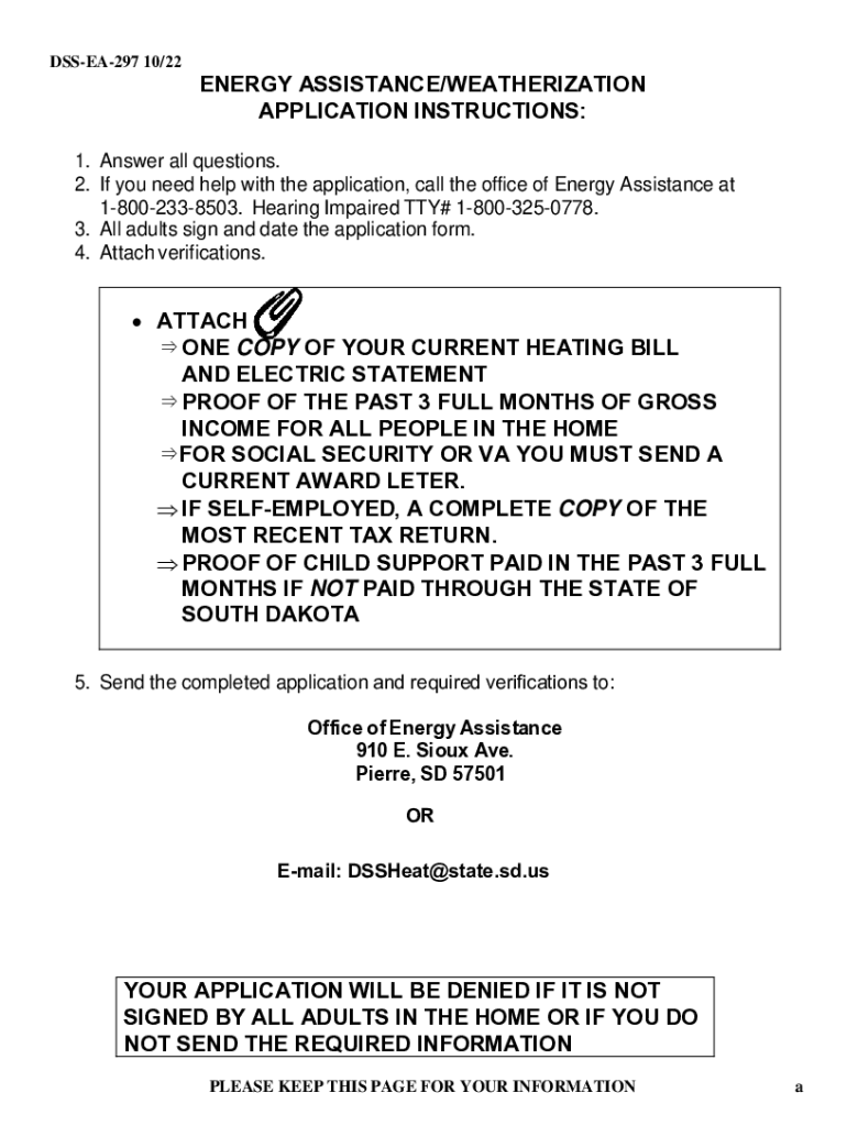 Weatherization and Energy Efficiency Assistance  Form