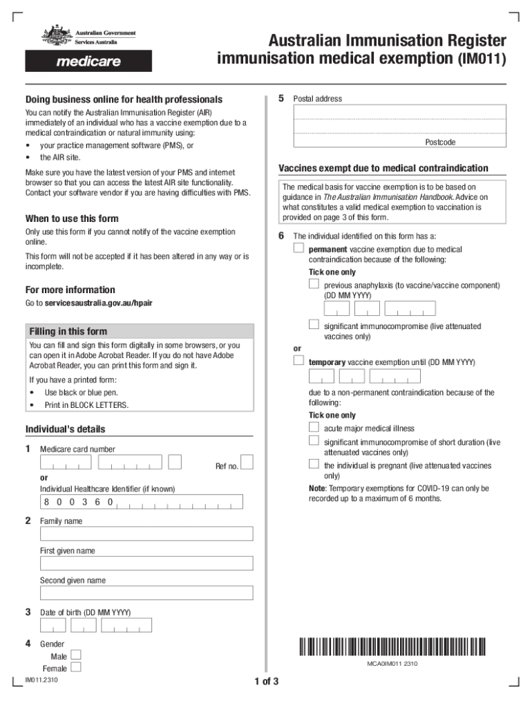  Australian Immunisation Register 2023-2024