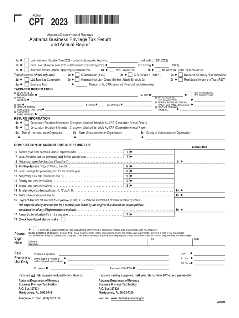  1a Calendar Year Taxable Year Determination Period Beginning 2023-2024