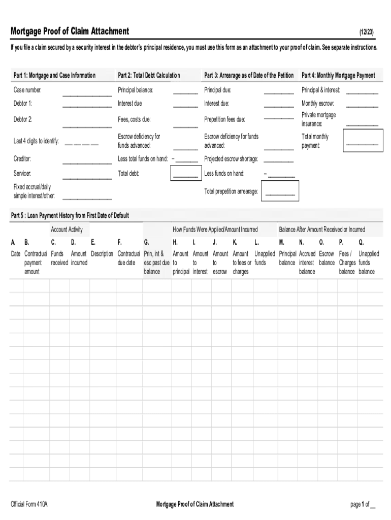  Mortgage Proof of Claim Attachment Annotated 2023-2024