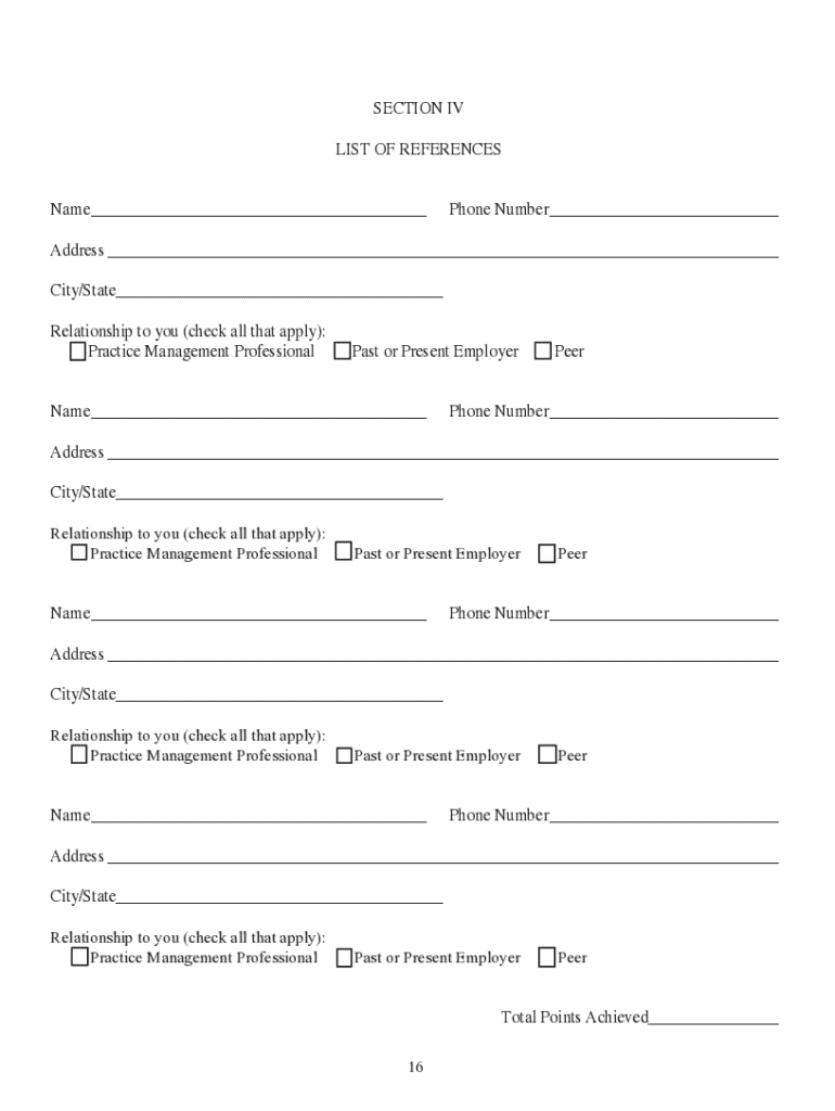 CVPM Recommendation Form  Vhma