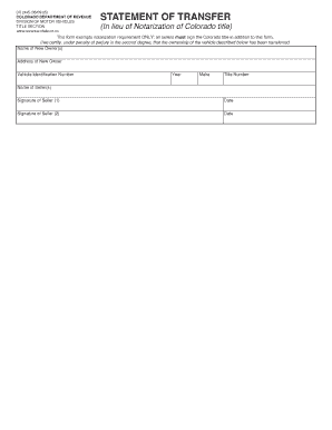Co Dr 2445 Form
