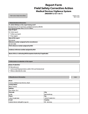 Safety Corrective Action Form