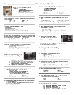 Stand and Deliver Quiz Answers  Form