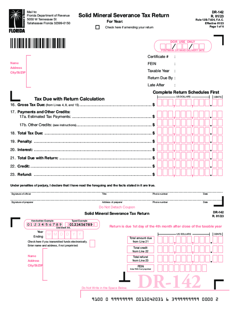  Mail to Florida Department of Revenue 5050 W Tenn 2019