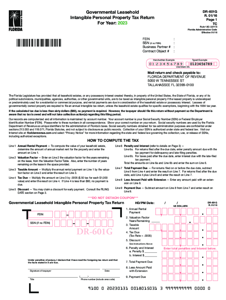 12C 2 INTANGIBLE PERSONAL PROPERTY TAX  Form