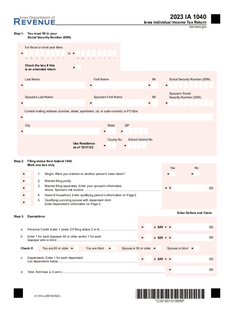  Iowa Department of Revenue Confirms Changes to Individual 2021