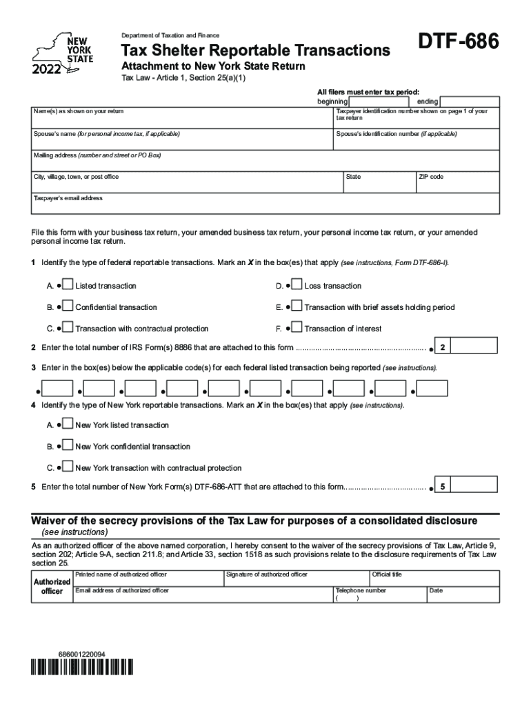 Instructions for Form DTF 686 ATT Tax NY Gov