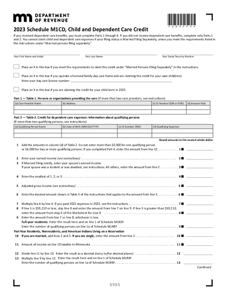 The Ins and Outs of the Child and Dependent Care Credit  Form