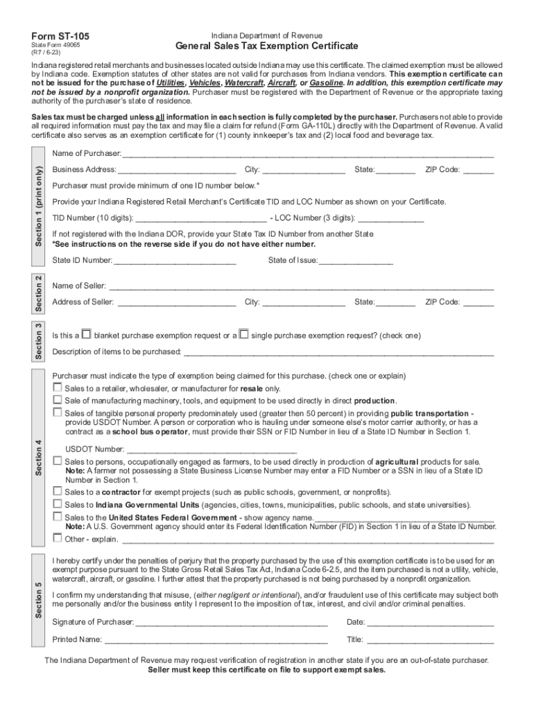 By Indiana Code  Form