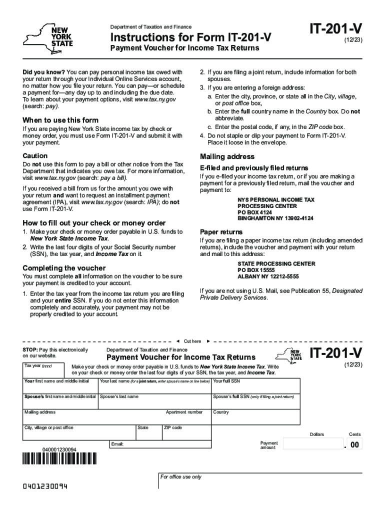  Nys it 201 Fillable Form 2023-2024