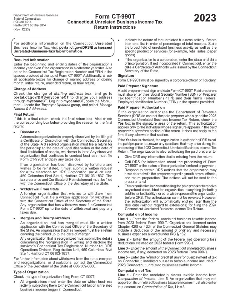  FORM CT 990T FTP Directory Listing 2022-2024