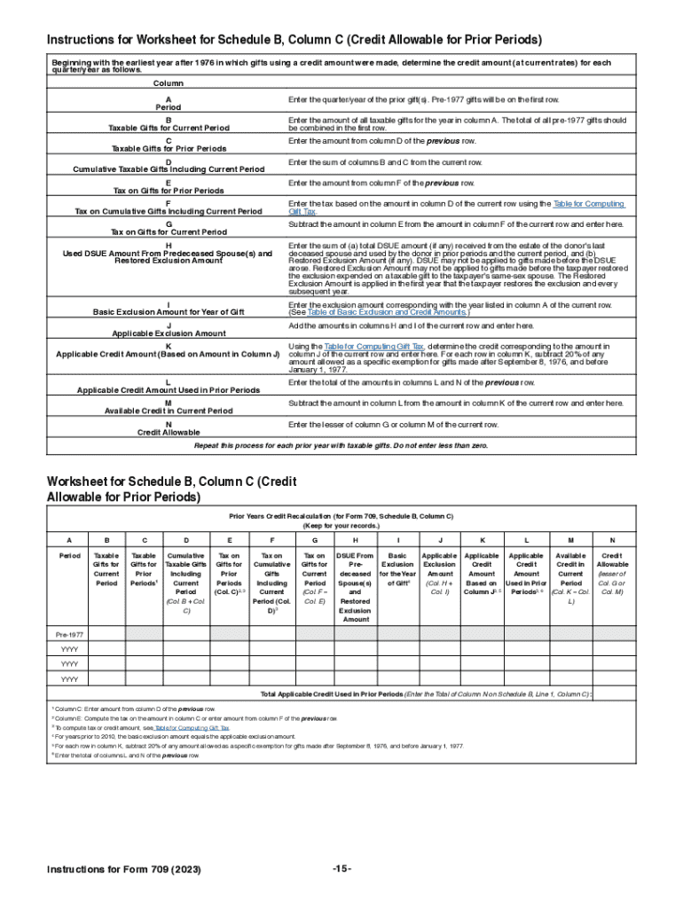  Instructions for Form 709 Instructions for Form 709, United States Gift and Generation Skipping Transfer Tax Return 2018