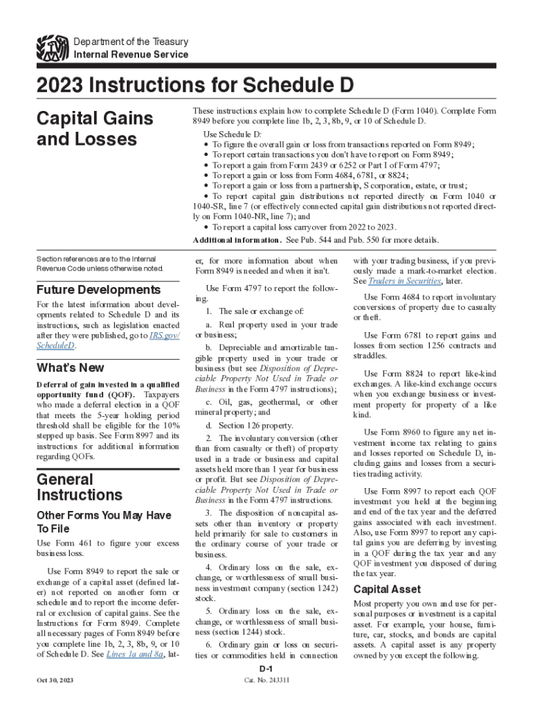  Form 8949 Instructions &amp;amp; Information on Capital Gains 2017