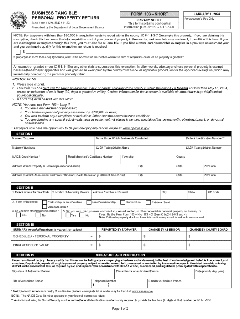  BUSINESS TANGIBLE PERSONAL PROPERTY RETURN FORM 10 2022