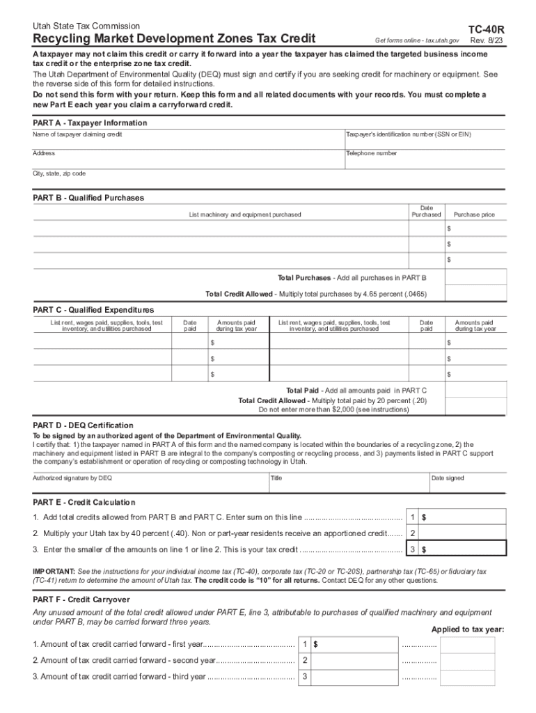  Utah State Income Tax Form Fill Out and Sign 2022