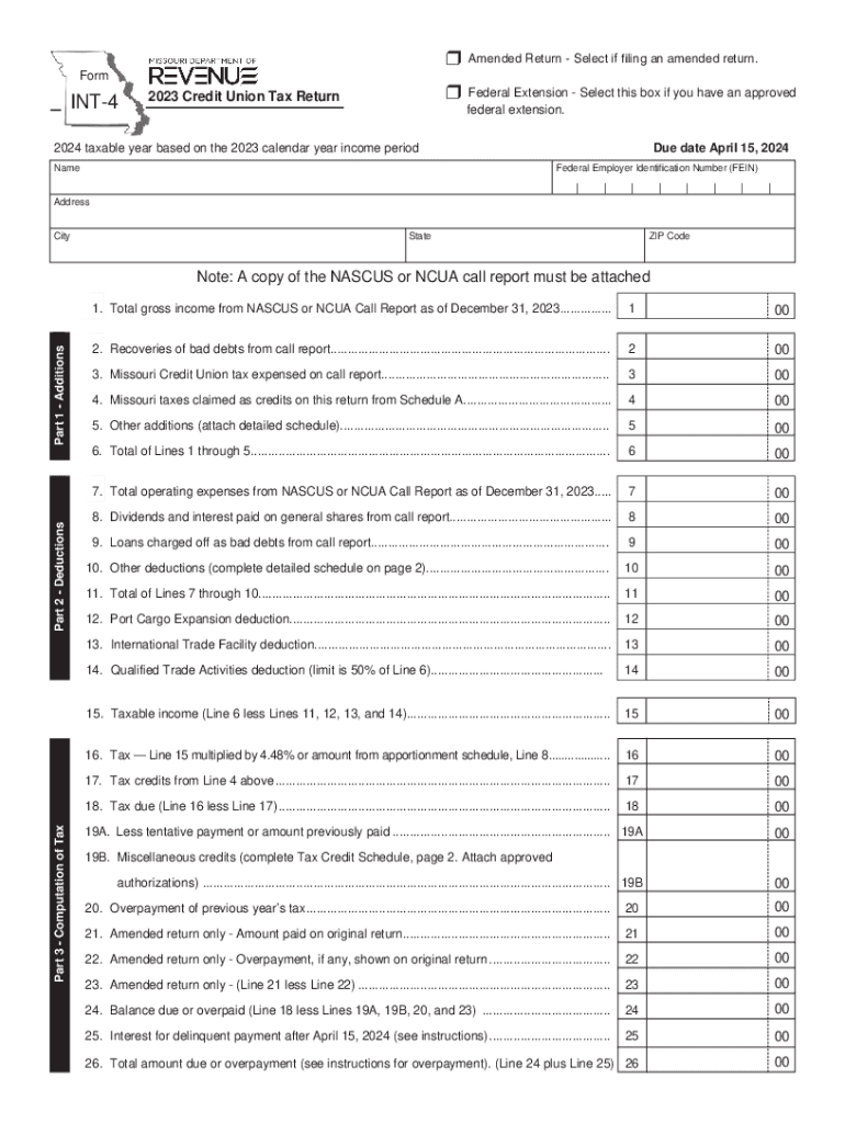 Reset Footprint Form Amended Return Select If Fili