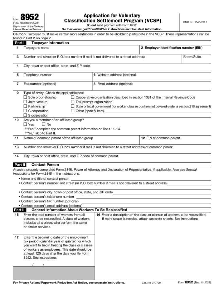  Form 8952 Instructions Fill Out &amp;amp; Sign Online 2023-2024