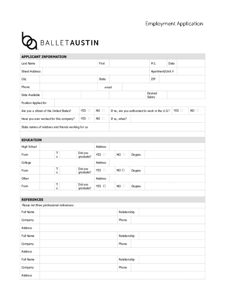 INTERSTATE USA EMPLOYMENT AUTHORIZATION  Form