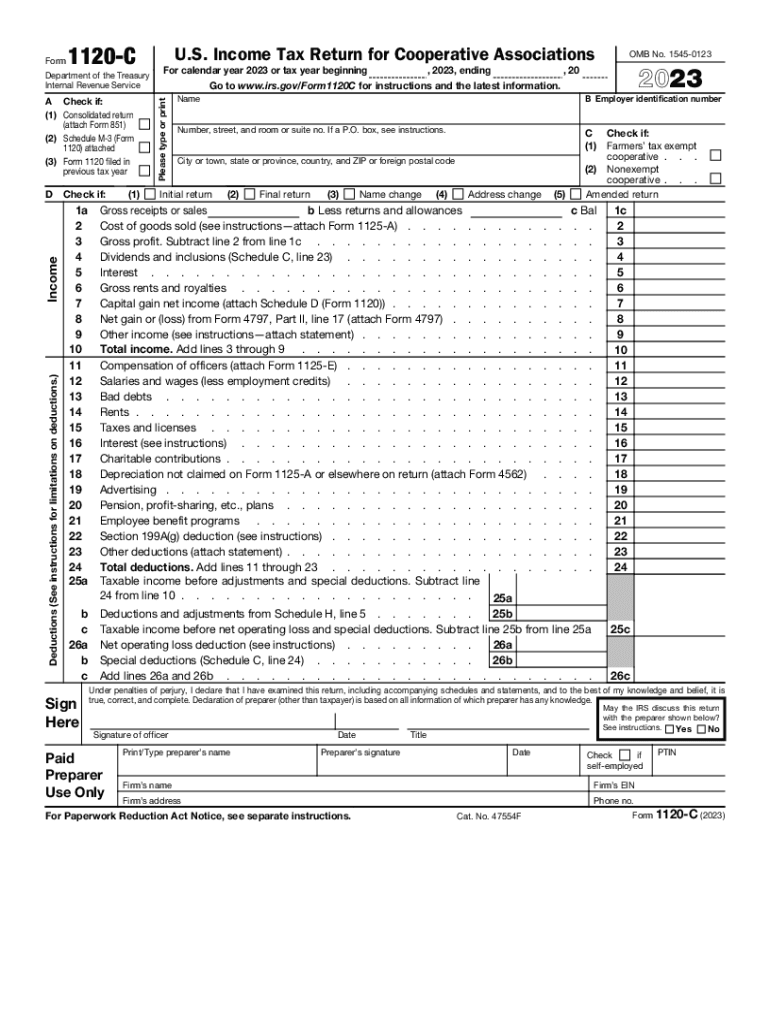  Schedule M 3 Form 1120 Who Must File 2023-2024
