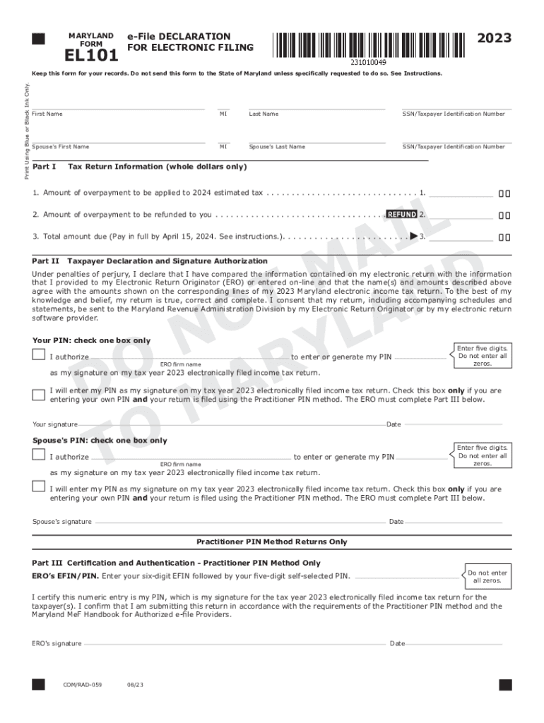  MD W2 and Form MW508 Creation and Upload 2023-2024