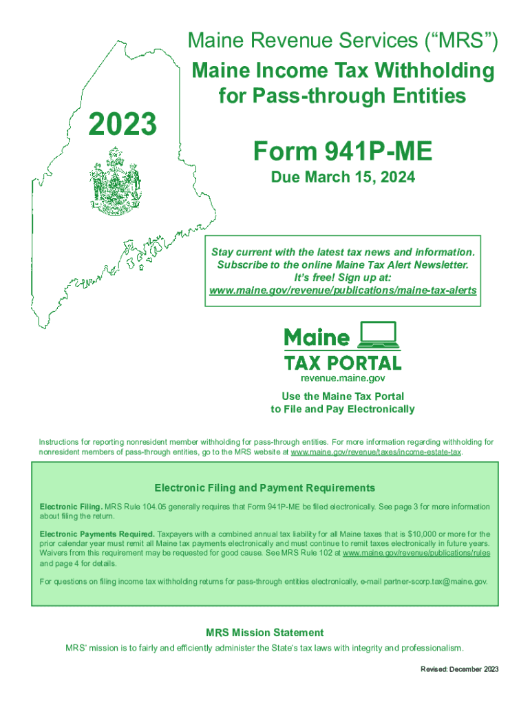  Maine State Tax Information Support 2023-2024