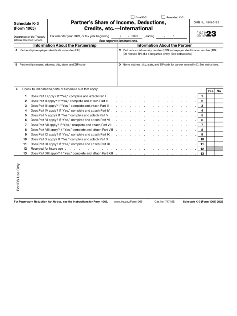  IRS Introduces a Domestic Filing Exception to Schedules K 2023-2024