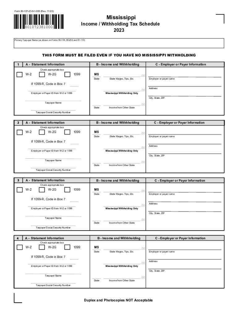  505 Nonresident Income Tax Return Instructions 2023-2024