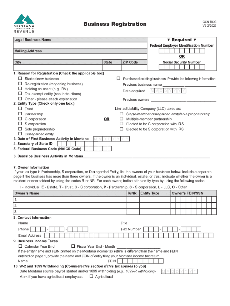  GEN REG V5 2 Business Registration Clear Form 2023-2024