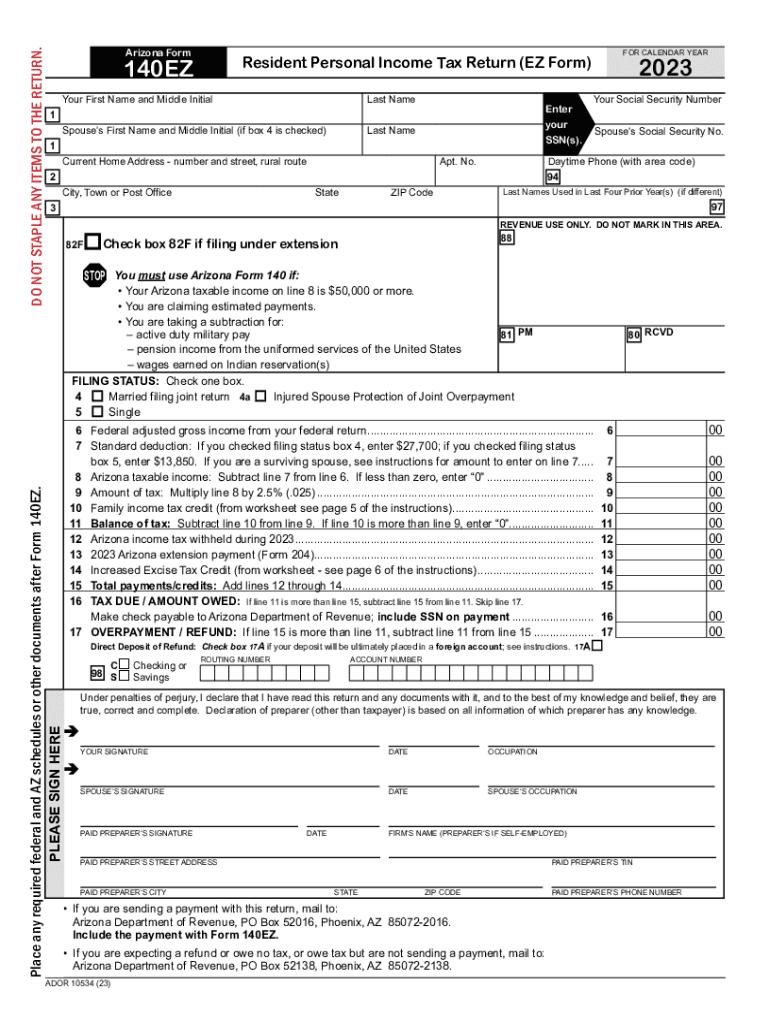  140ez Form Fill Out &amp;amp; Sign Online 2023-2024