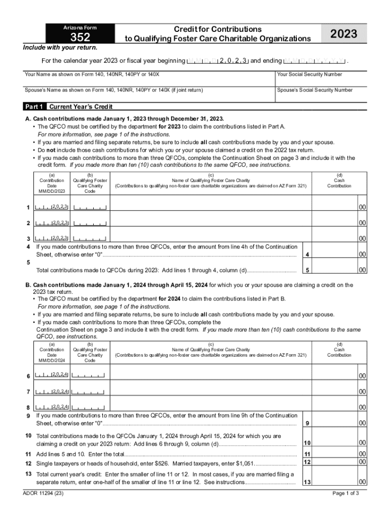  Ultimate Guide to the Arizona Foster Care Tax Credit 2023-2024