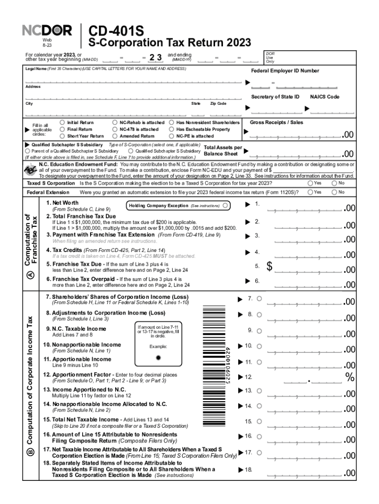  Page 3 CD 401S Web 8 22 C 1 Total Assets See Inst 2023-2024