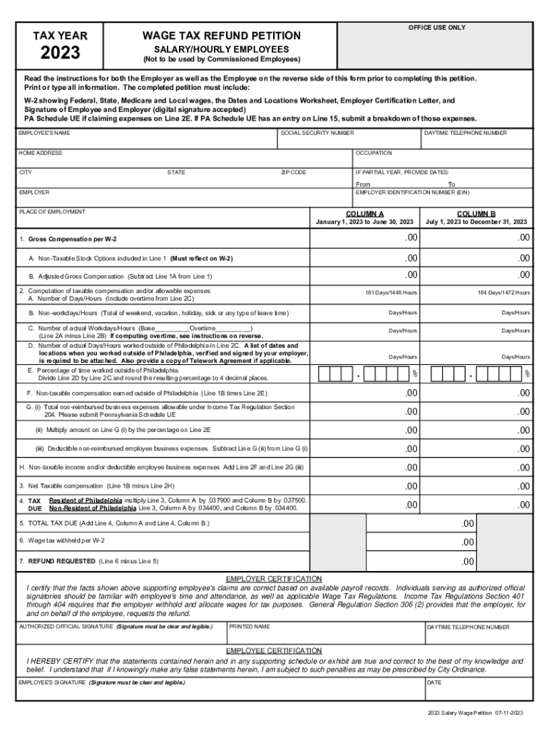  No Employer Refund for Tax Payments Made on Employee&#039;s 2022-2024