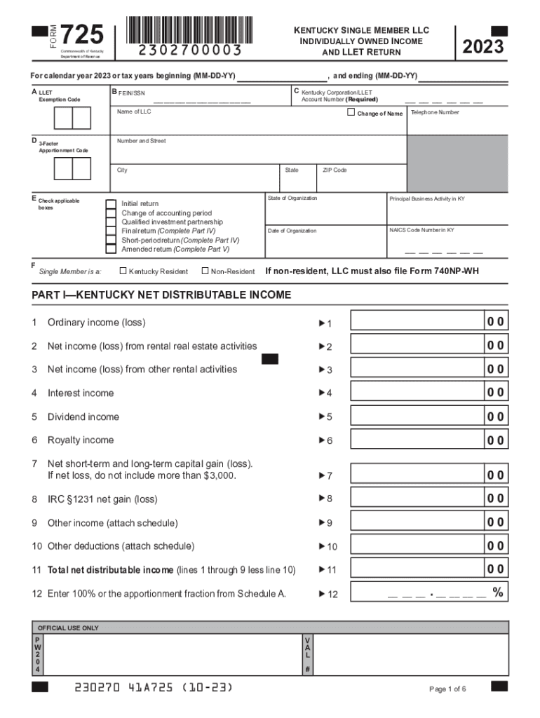  LLC Tax Return in the State of KY TurboTax Support Intuit 2023-2024