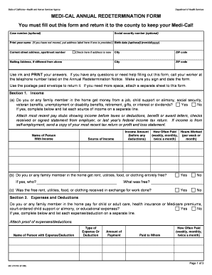 Redetermination  Form