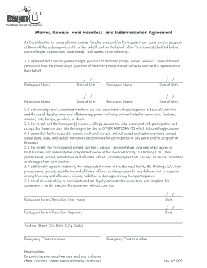 Bounce U Waiver  Form